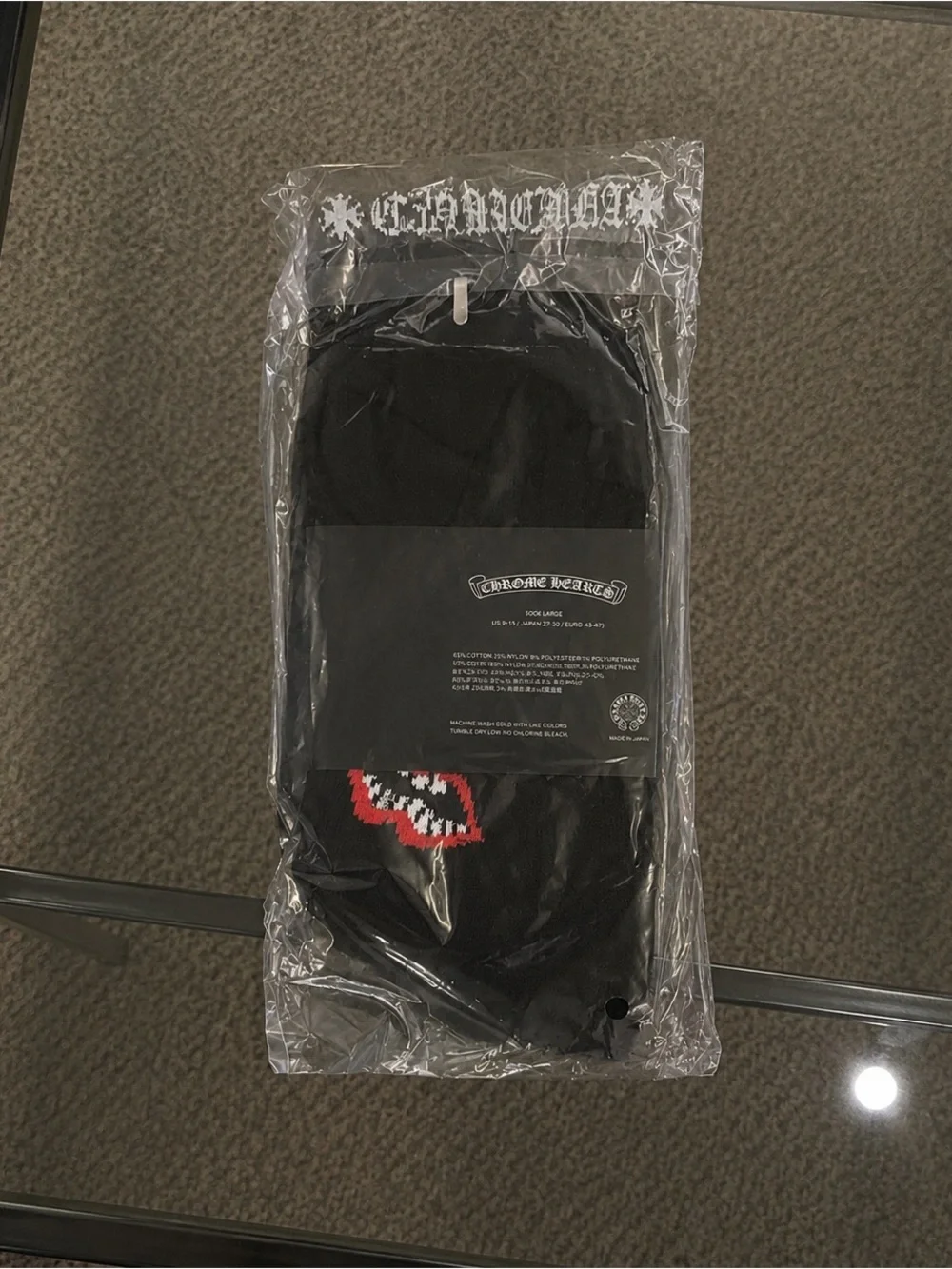 Chrome Men's Black Socks